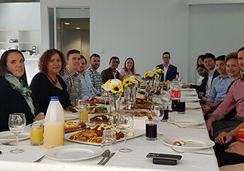 Strategenics Brisbane team office lunch